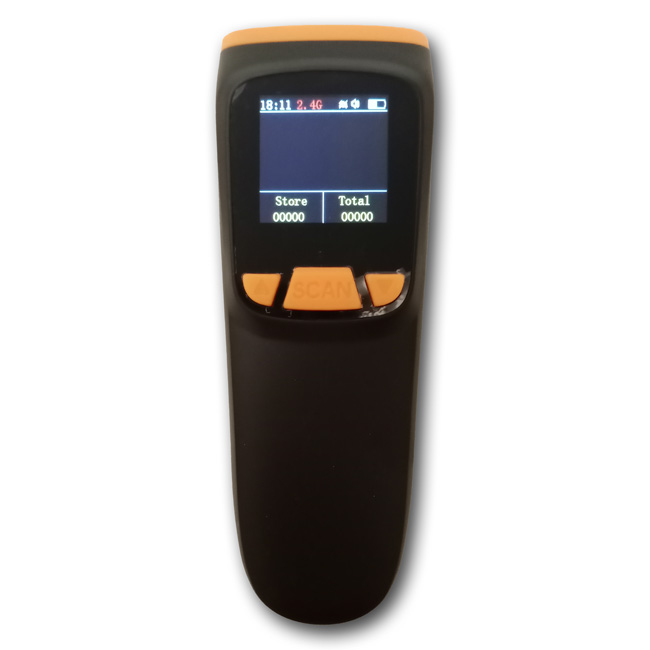 POS-eXpert K-82 - беспроводной (Bt + 2,4G) 2D сканер штрихкода с экраном