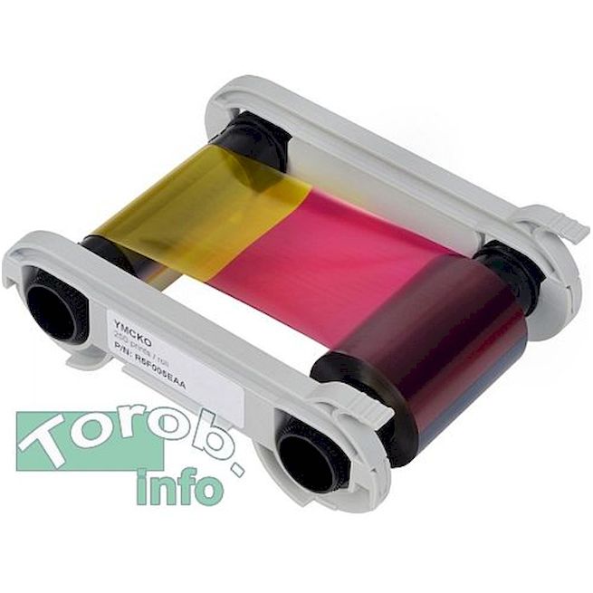  R5F002EAA - Лента Evolis  для полноцветной печати YMCKO  на  200 карт 