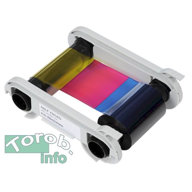 R5H004NAA - экономичная полупанельная лента для полноцветной печати YMCKO на 400 карт