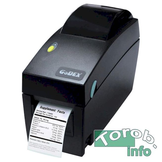 Godex DT2x UES Принтер штрих-код этикеток 3