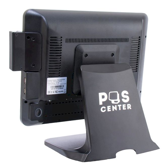 POScenter POS100 j1900 черный PCAP POS-система, сенсорный моноблок  3